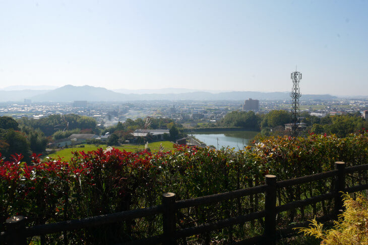 紀ノ川SA下り線で撮影した風景画像